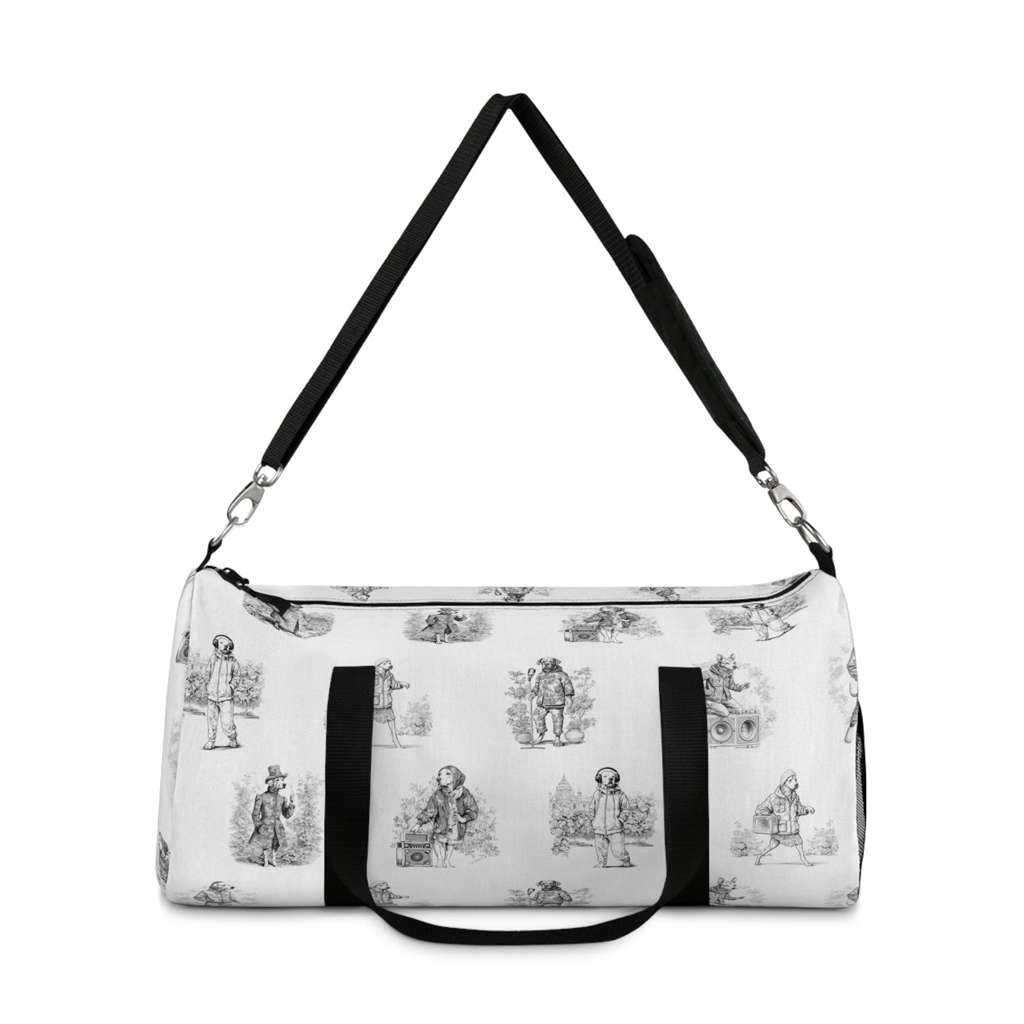 Dog Toile Duffel