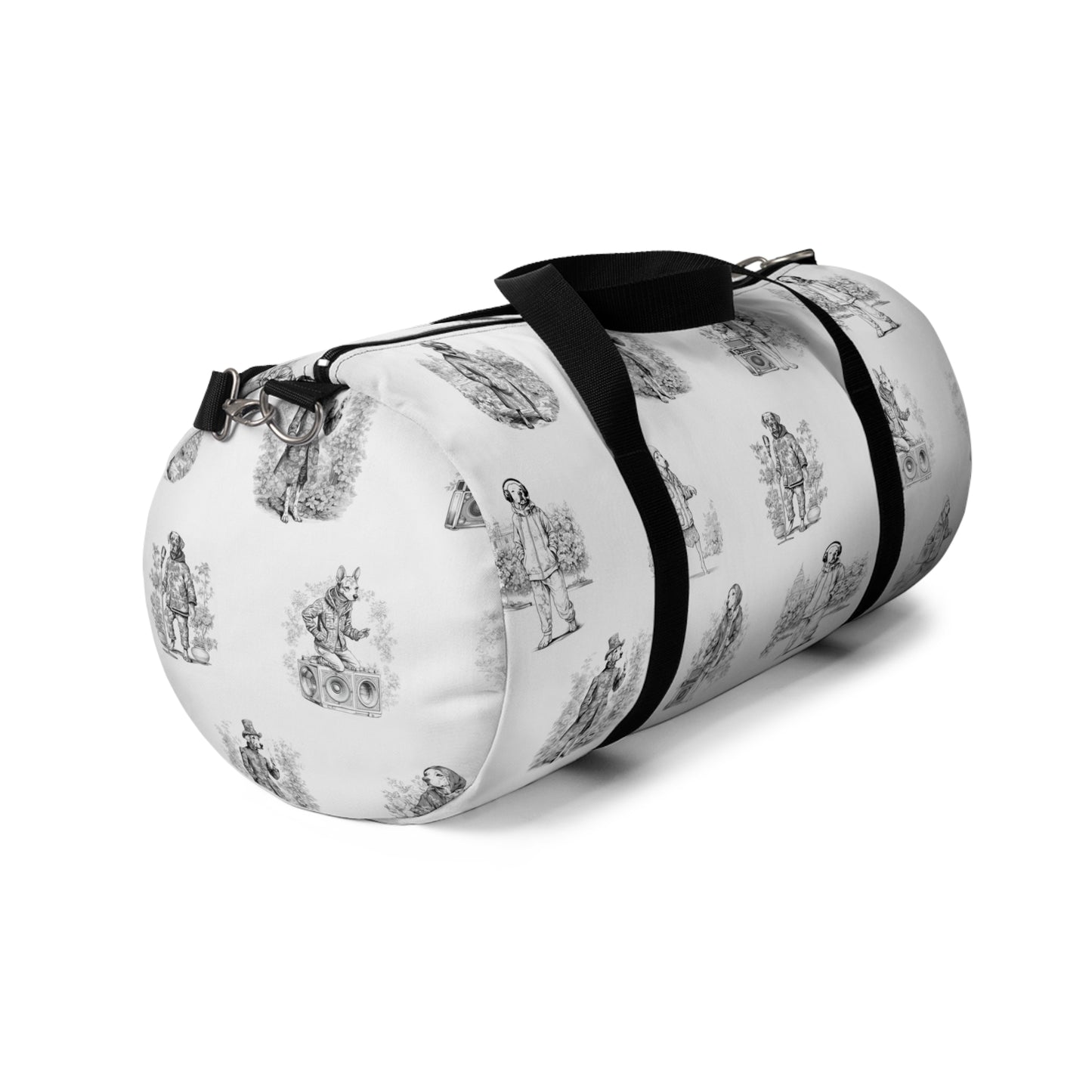 Dog Toile Duffel