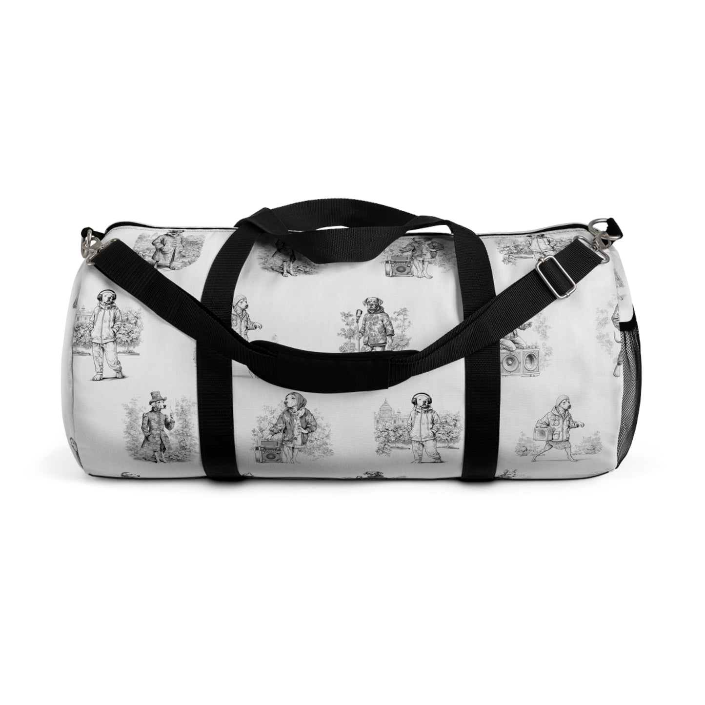 Dog Toile Duffel