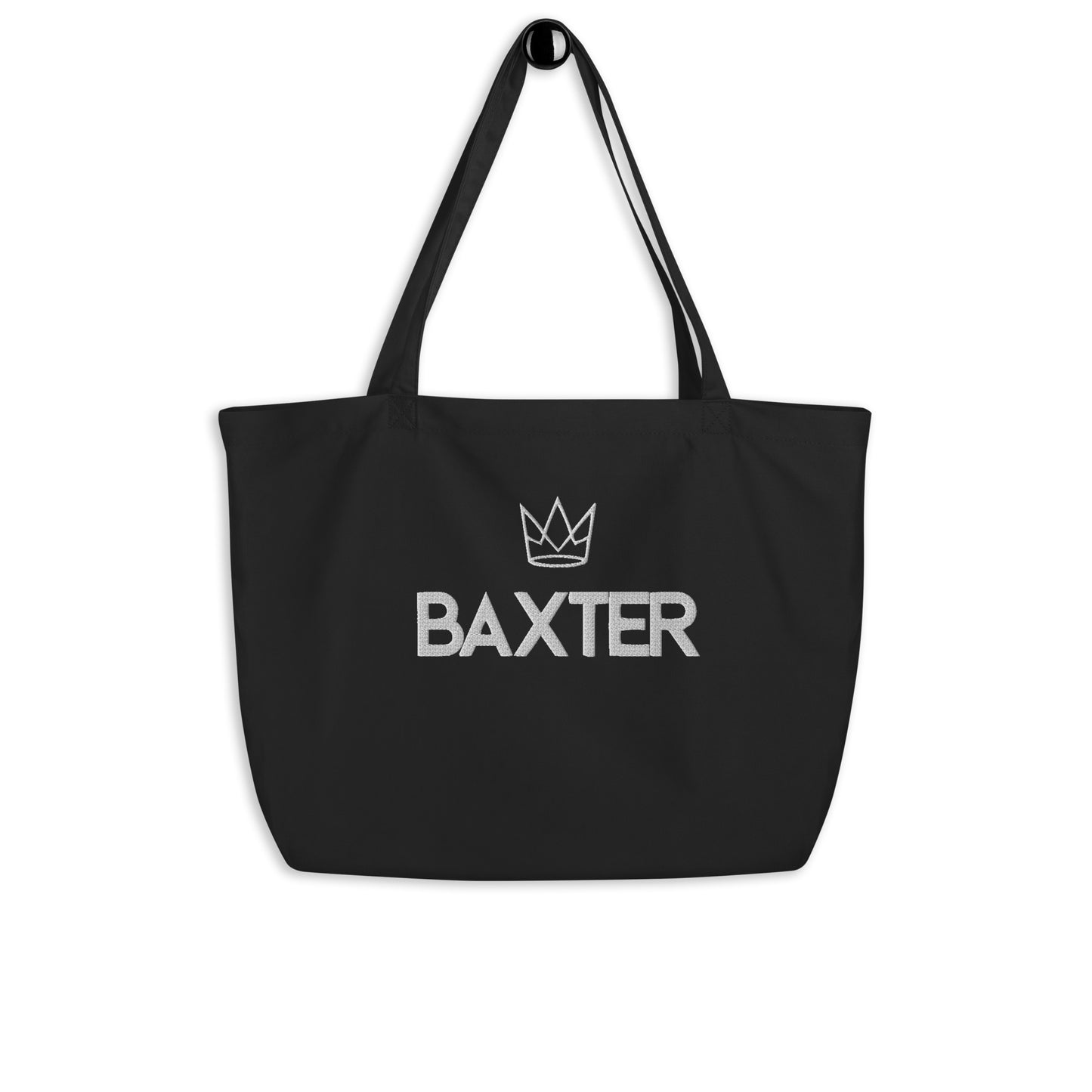 Personalized Embroidered Royal Organic Tote Bag