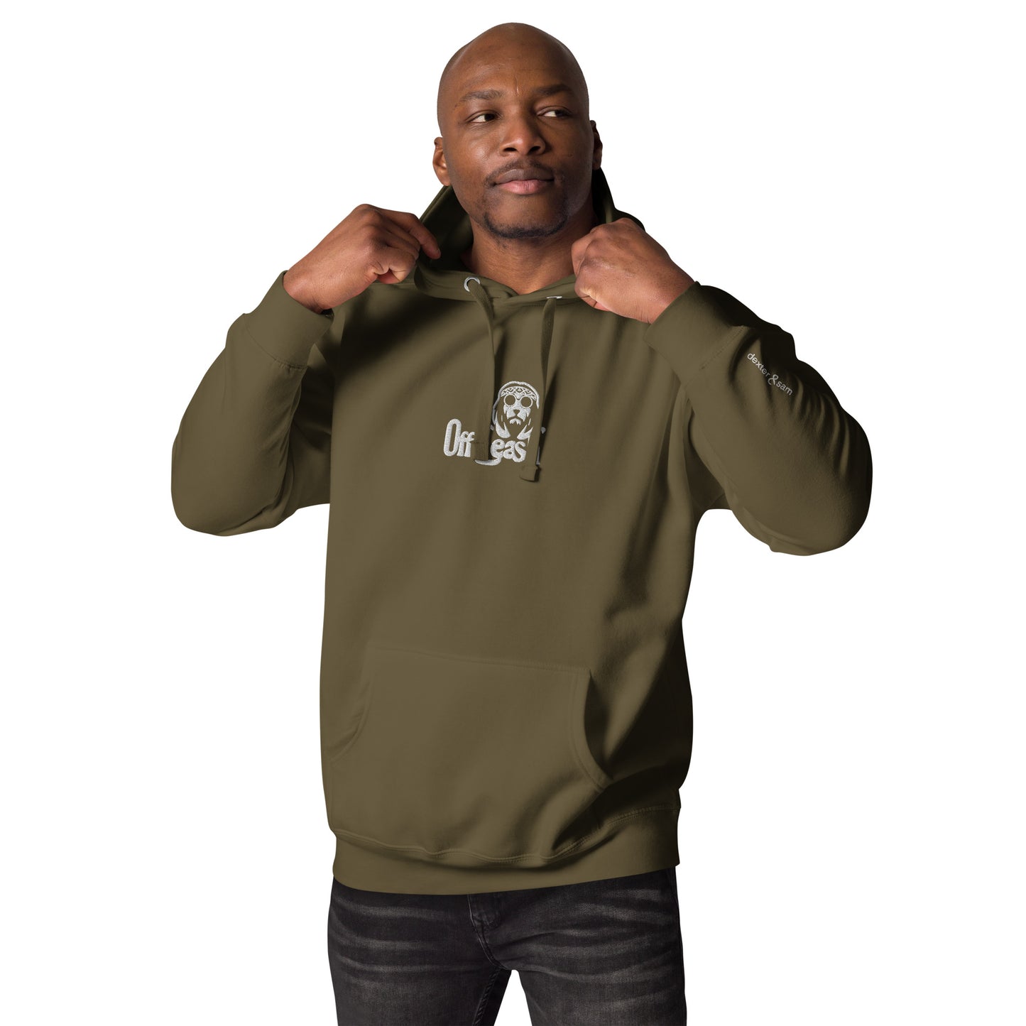 Off leash Dude Dog Hoodie