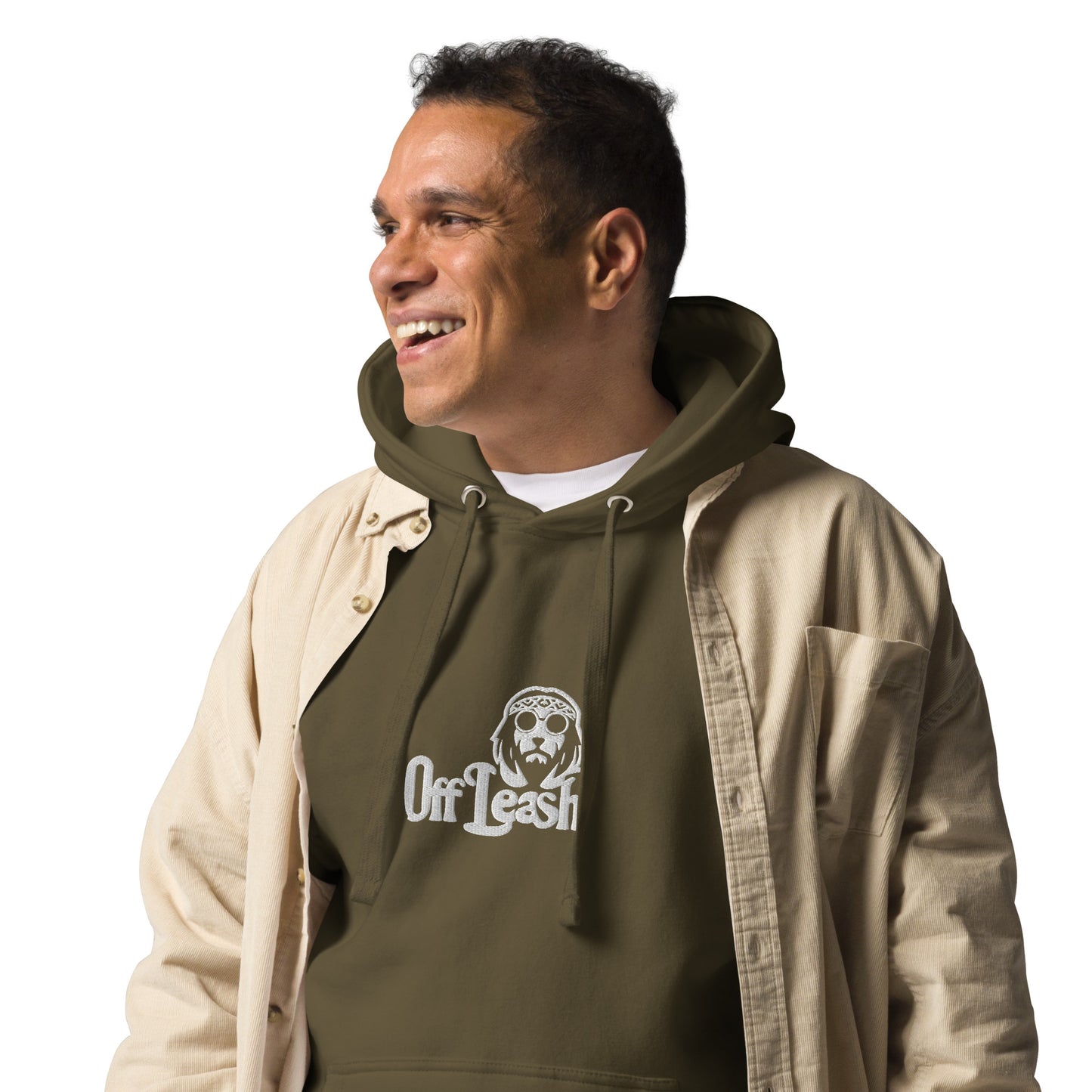 Off leash Dude Dog Hoodie