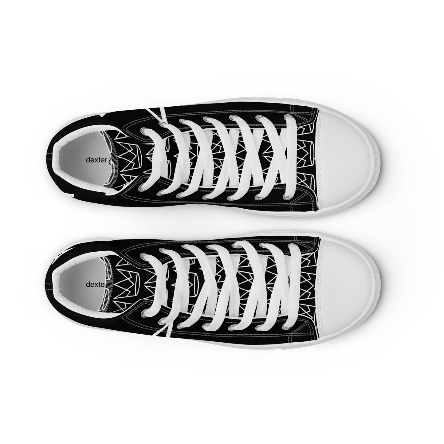 Women’s Personalized Black High Tops
