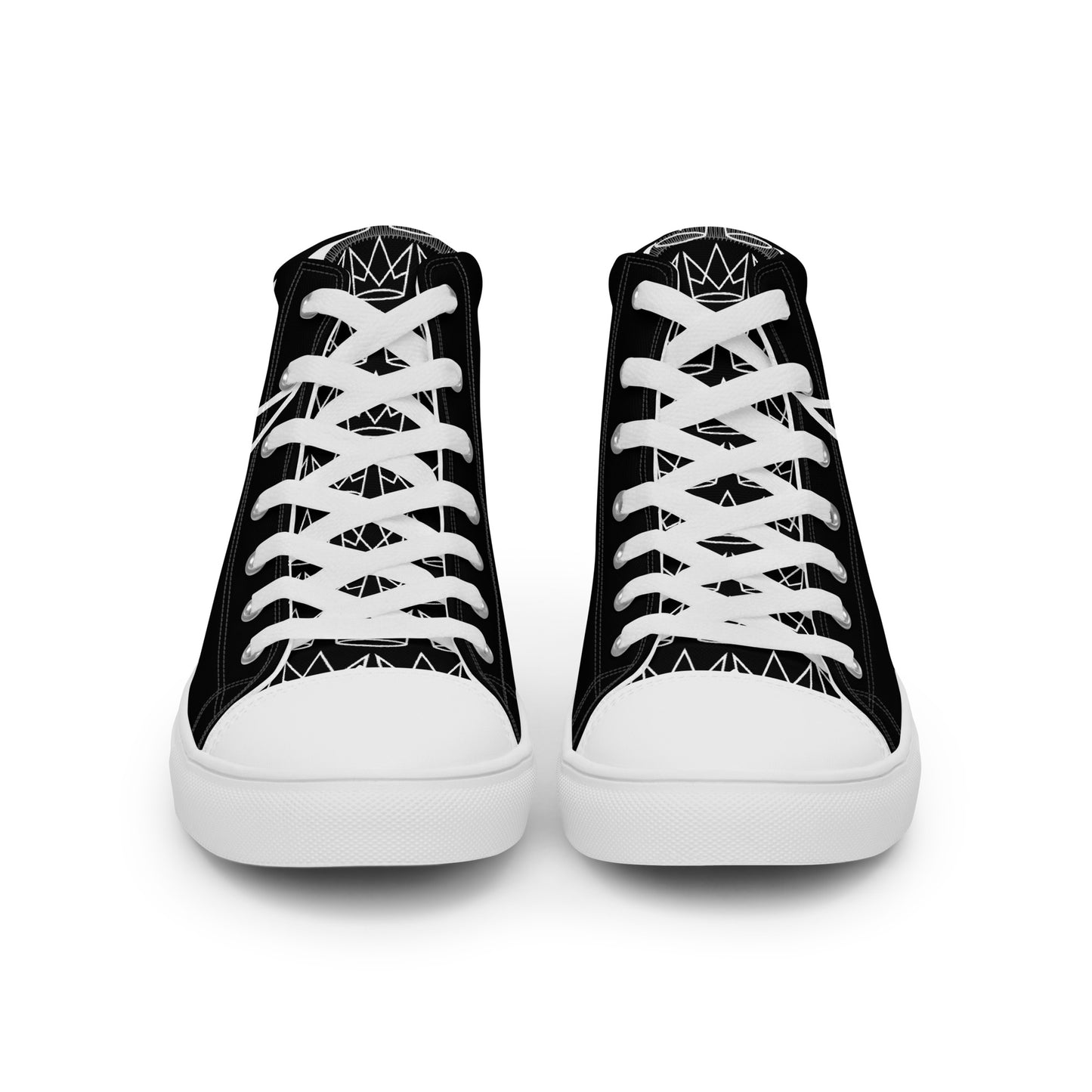 Women’s Personalized Black High Tops