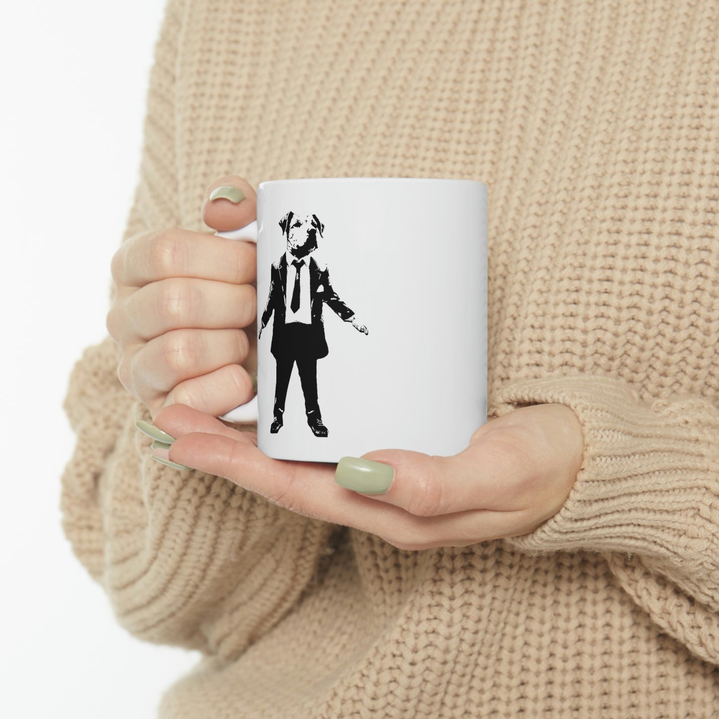 Mr. Pink Ceramic Mug 11oz