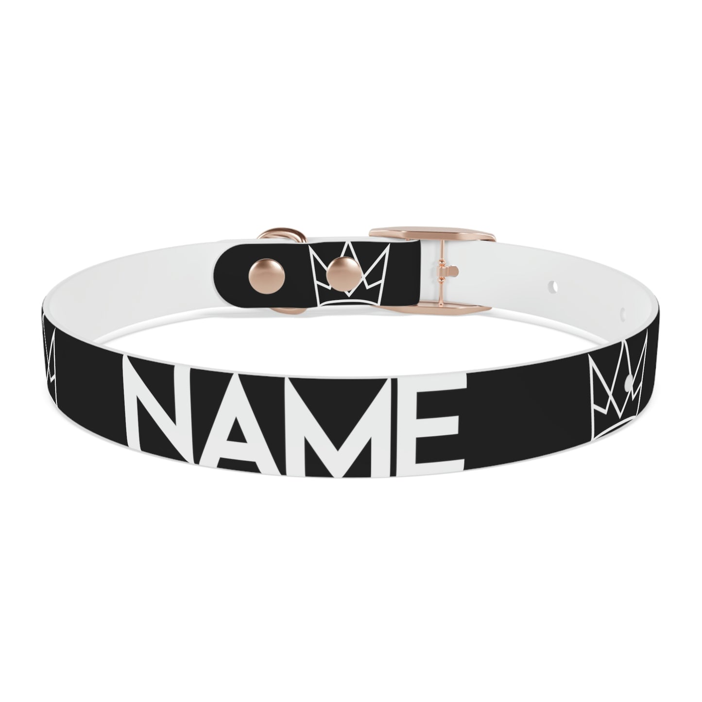 Personalized Crown Dog Collar