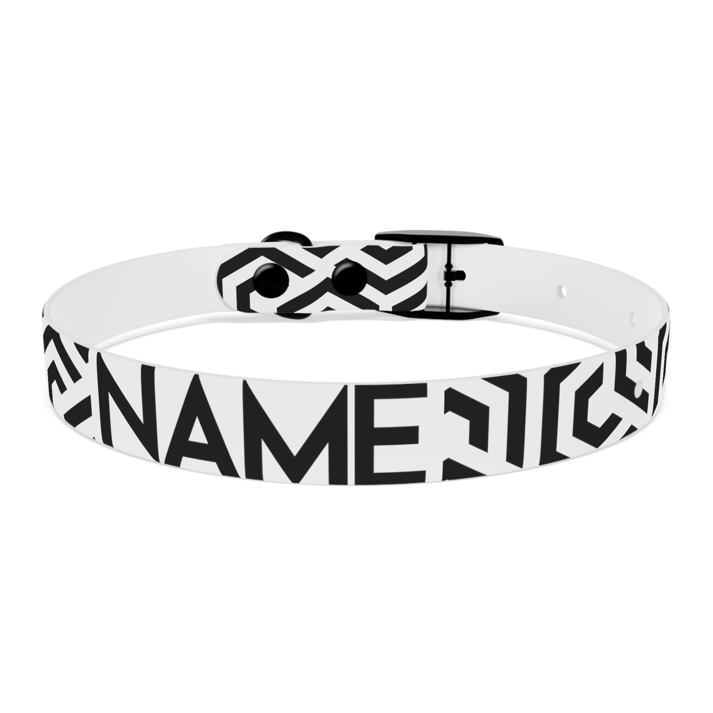 Personalized Geo-Art Dog Collar