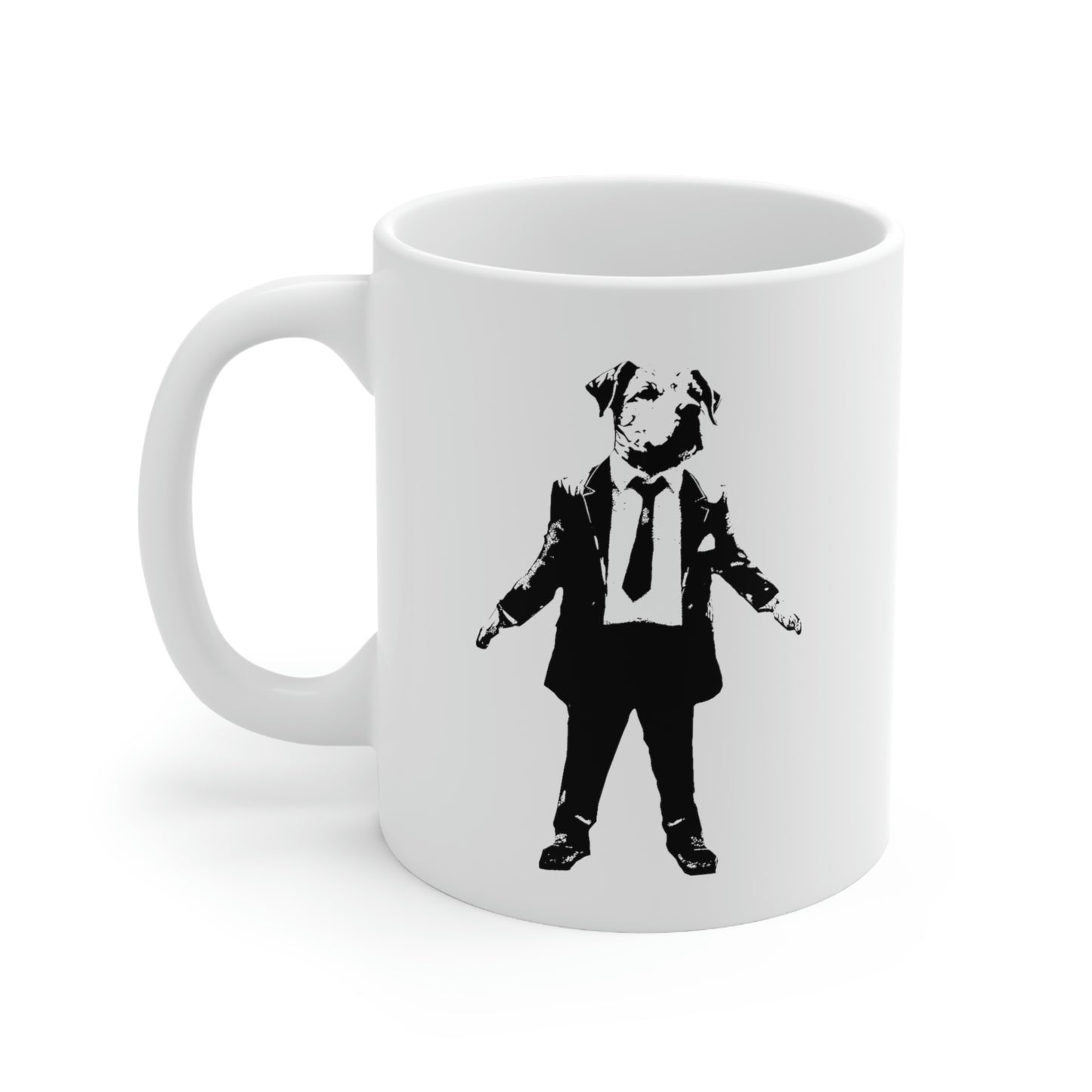 Mr. Pink Ceramic Mug 11oz