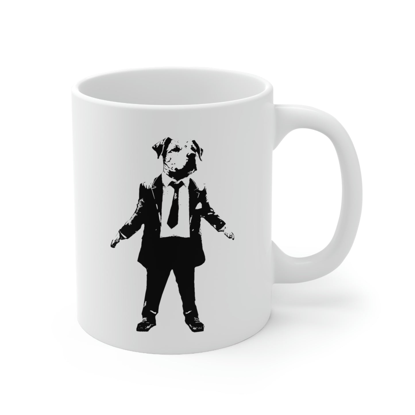 Mr. Pink Ceramic Mug 11oz