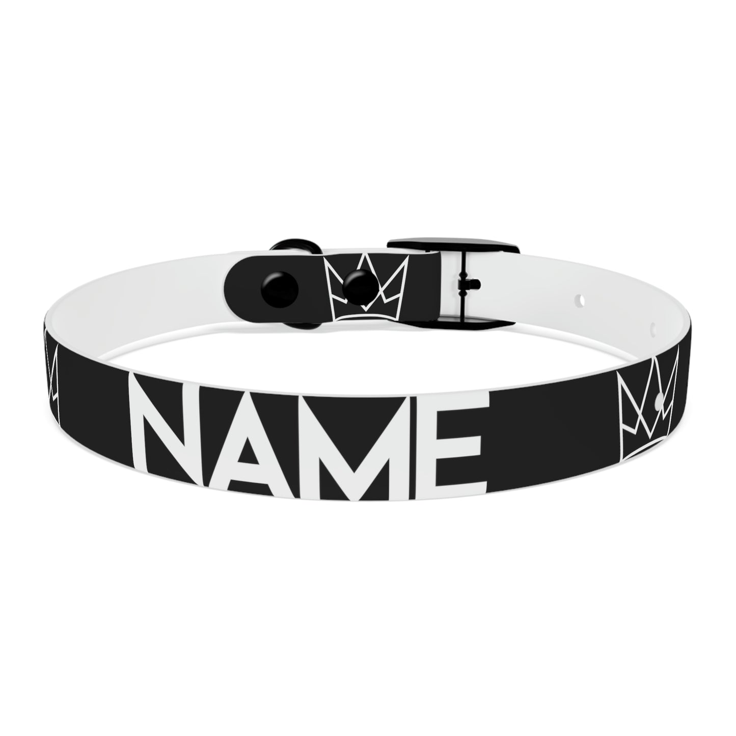 Personalized Crown Dog Collar