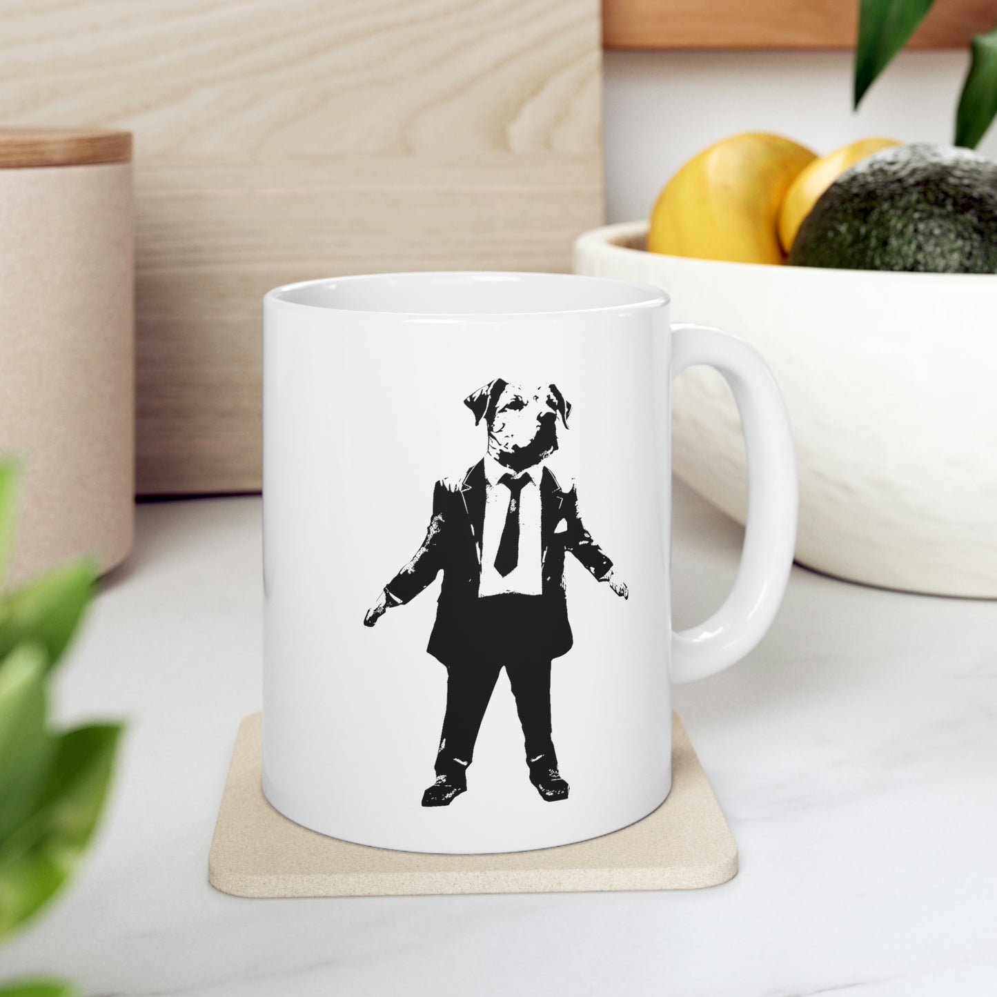 Mr. Pink Ceramic Mug 11oz