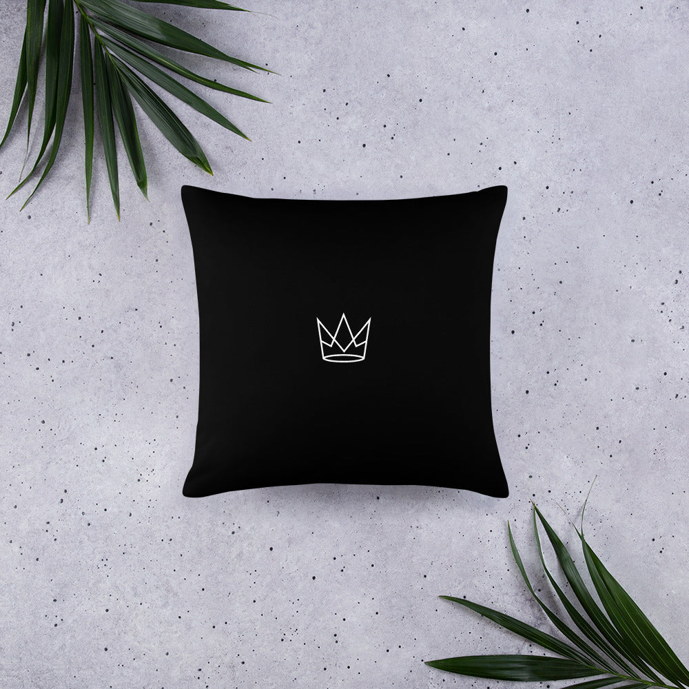 Personalized Throw Pillow Light Grey