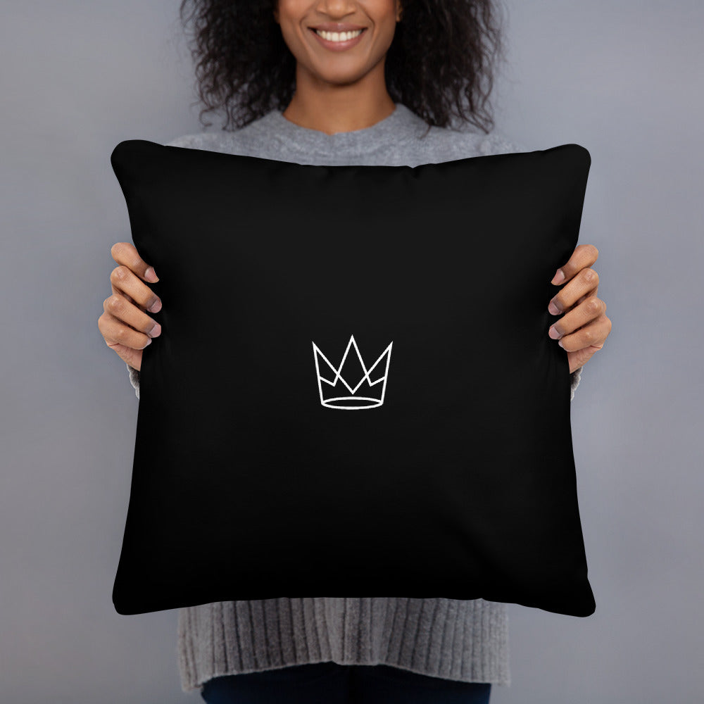 Personalized Throw Pillow Light Grey