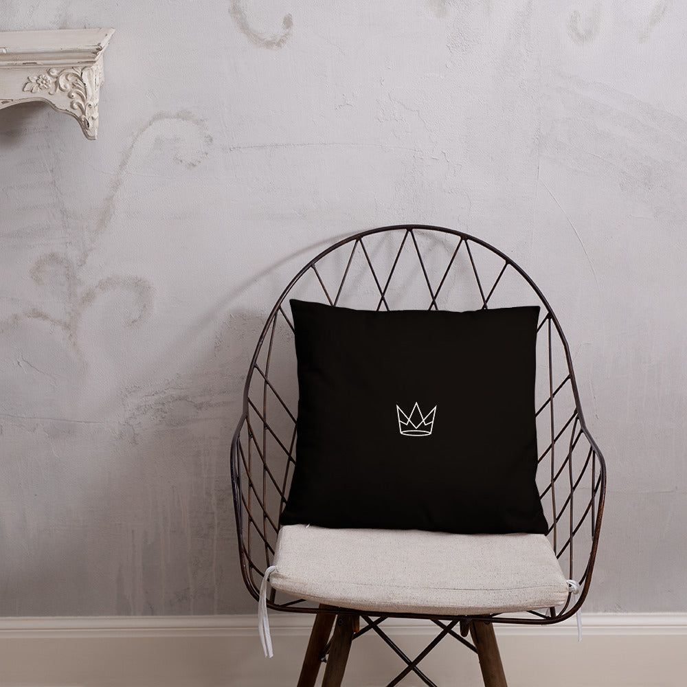 Personalized Throw Pillow in White