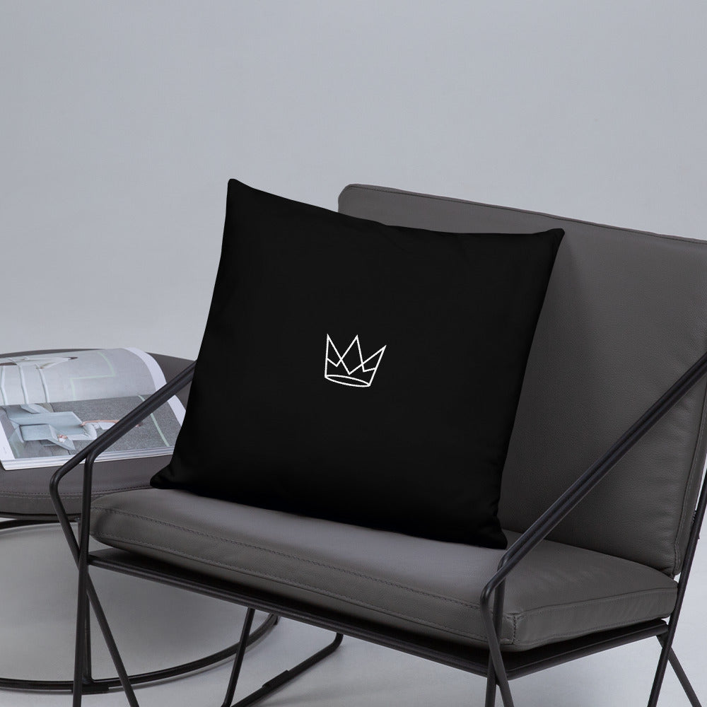 Personalized Throw Pillow in White