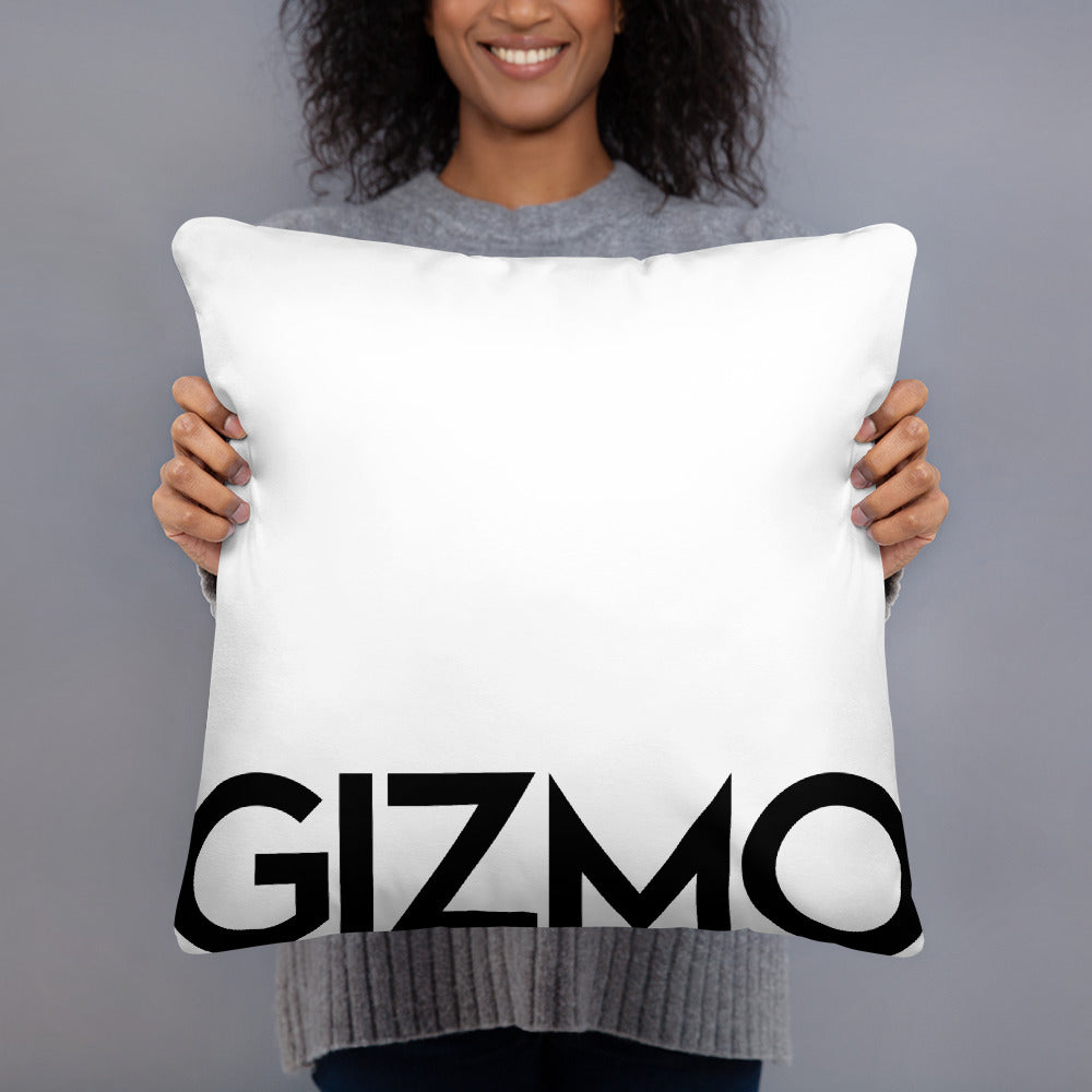 Personalized Throw Pillow in White