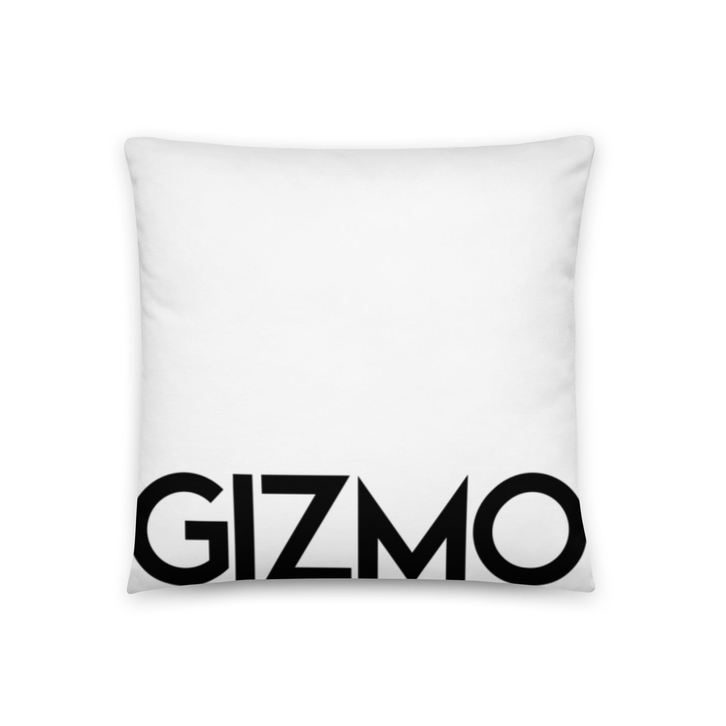 Personalized Throw Pillow in White