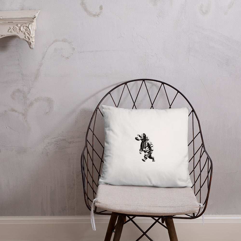 Curly Throw Pillow