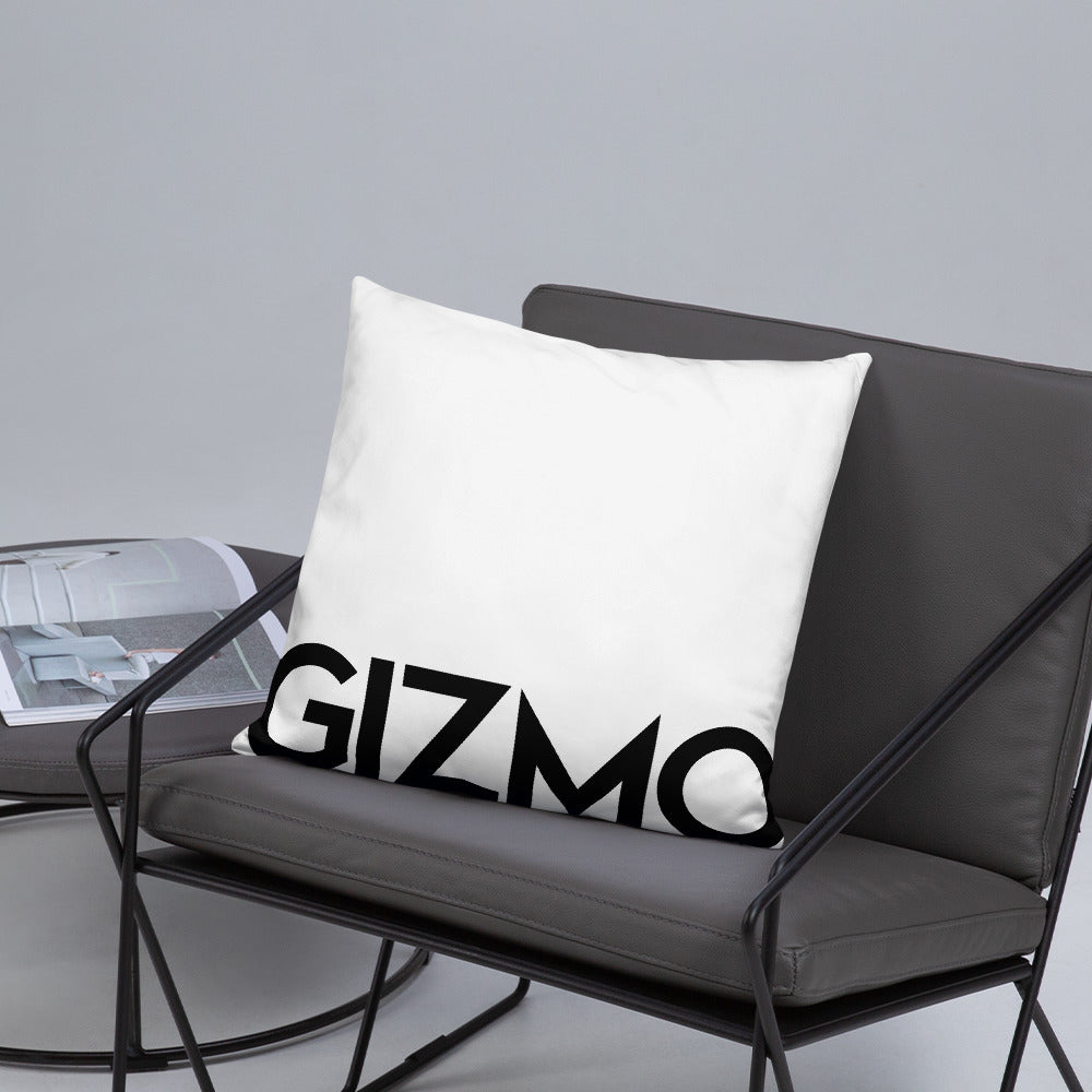 Personalized Throw Pillow in White