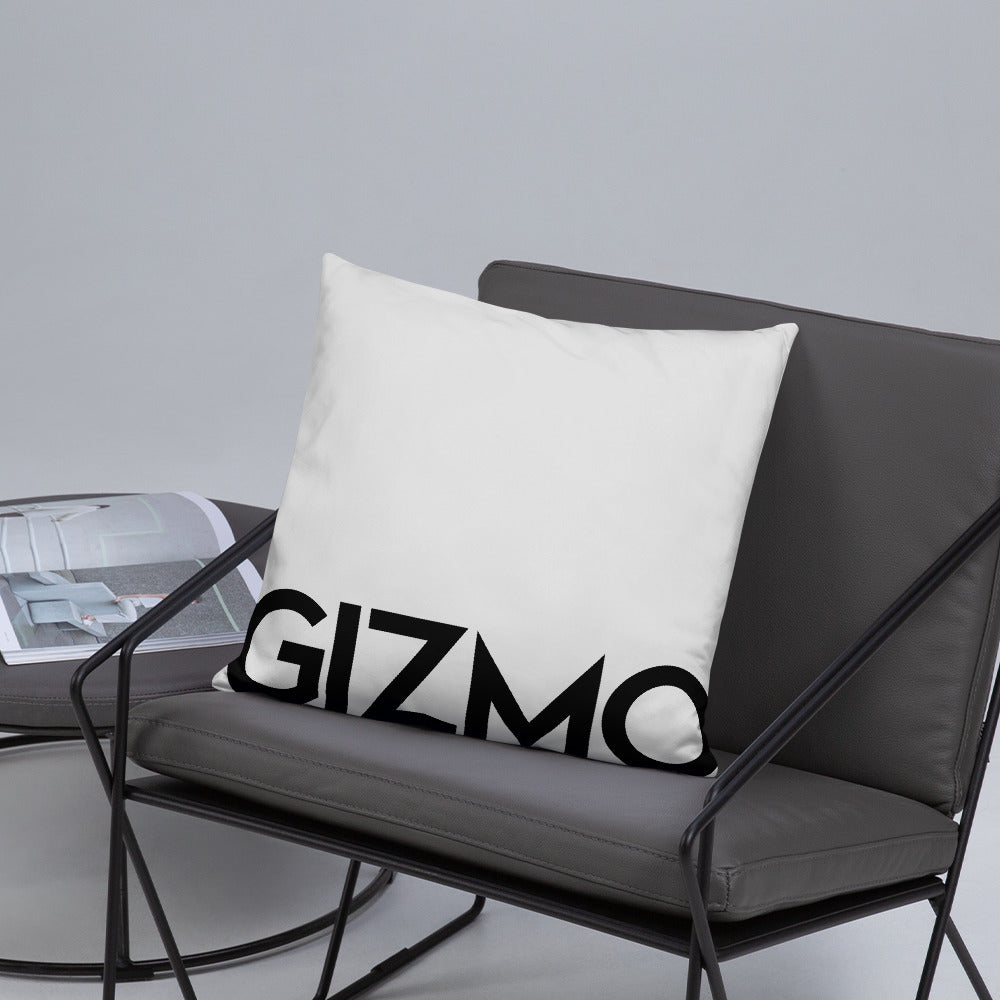 Personalized Throw Pillow Light Grey