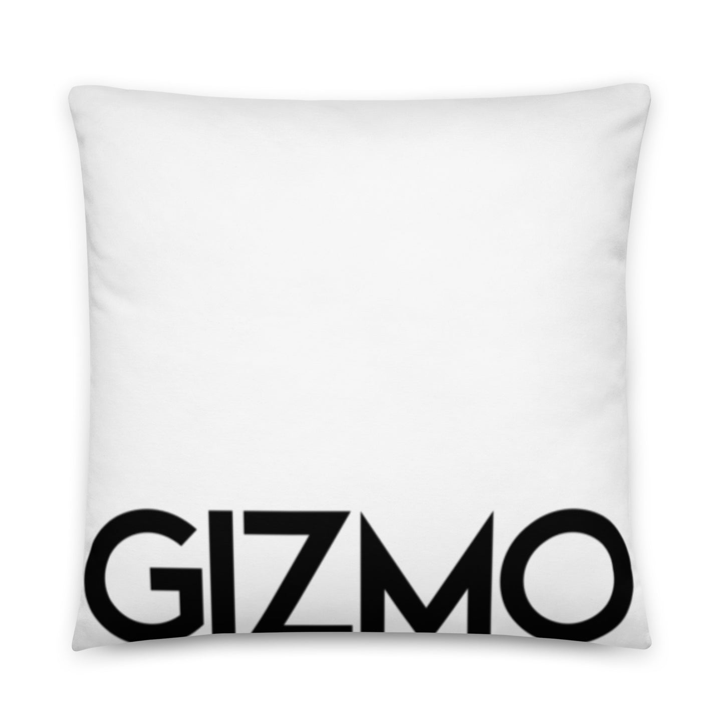 Personalized Throw Pillow in White