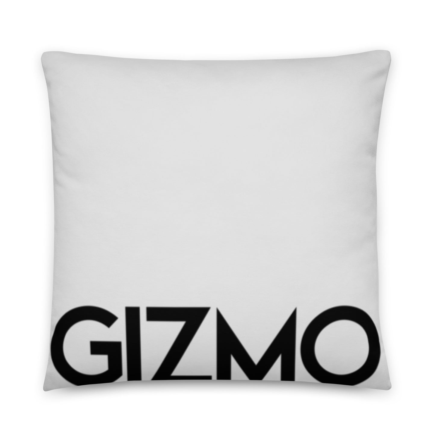 Personalized Throw Pillow Light Grey