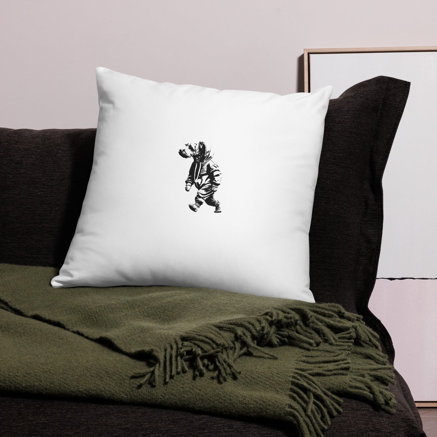 Curly Throw Pillow