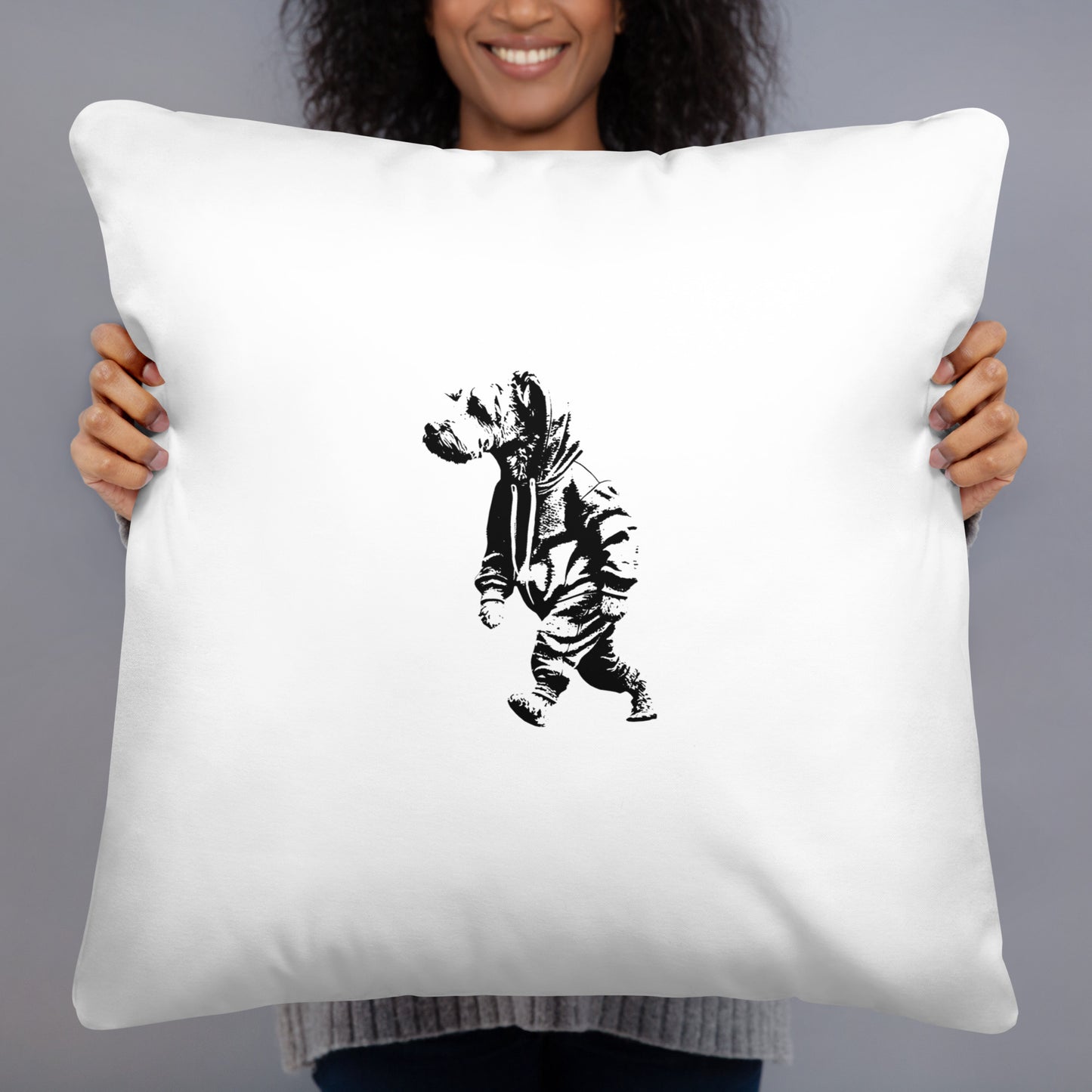 Curly Throw Pillow
