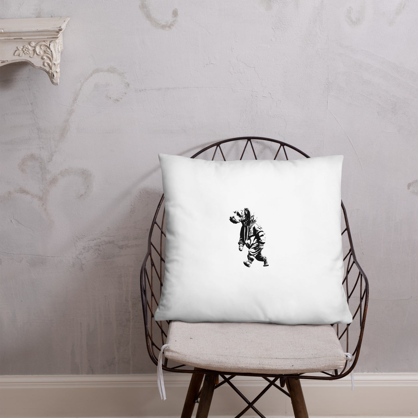 Curly Throw Pillow