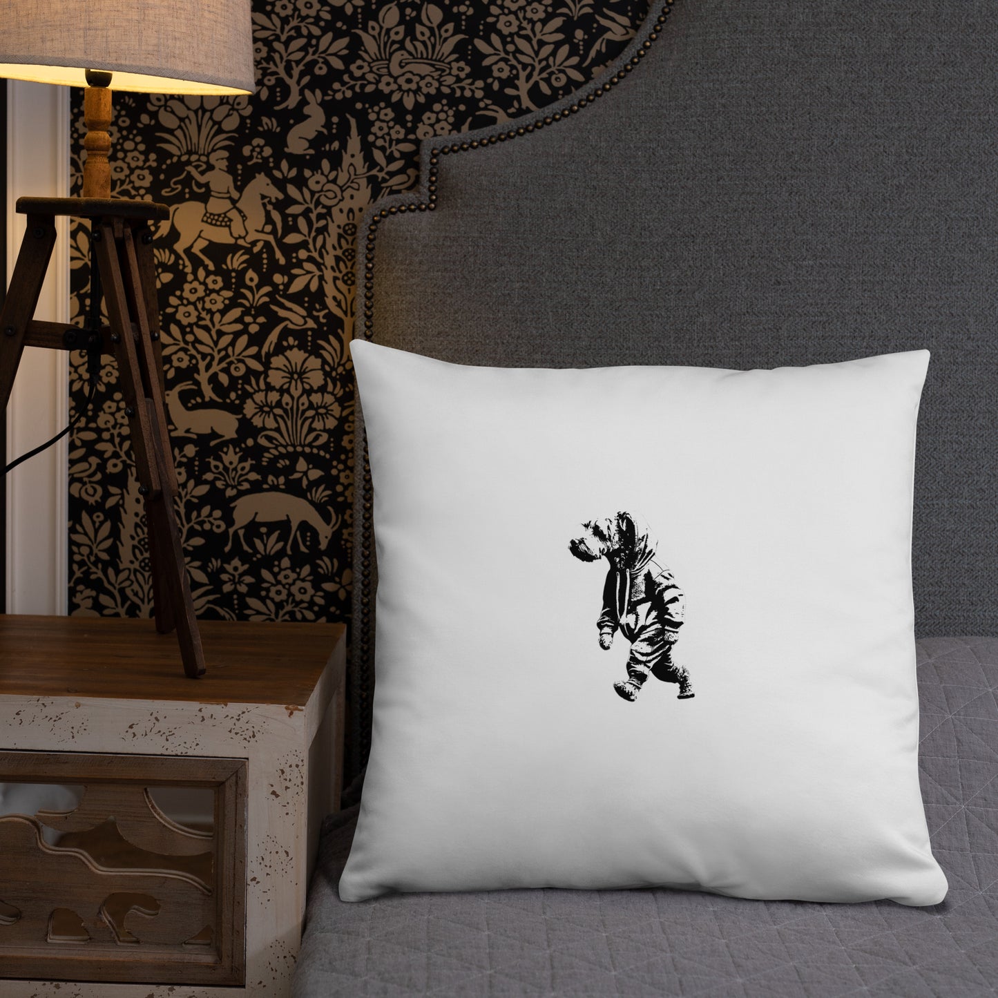 Curly Throw Pillow