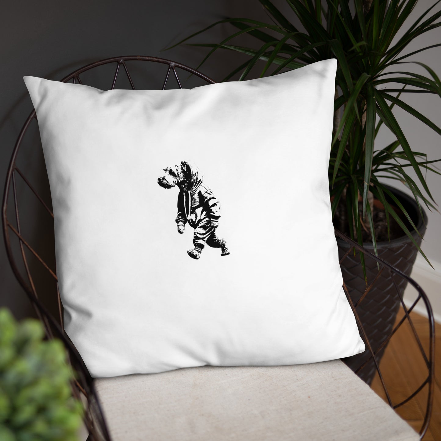 Curly Throw Pillow