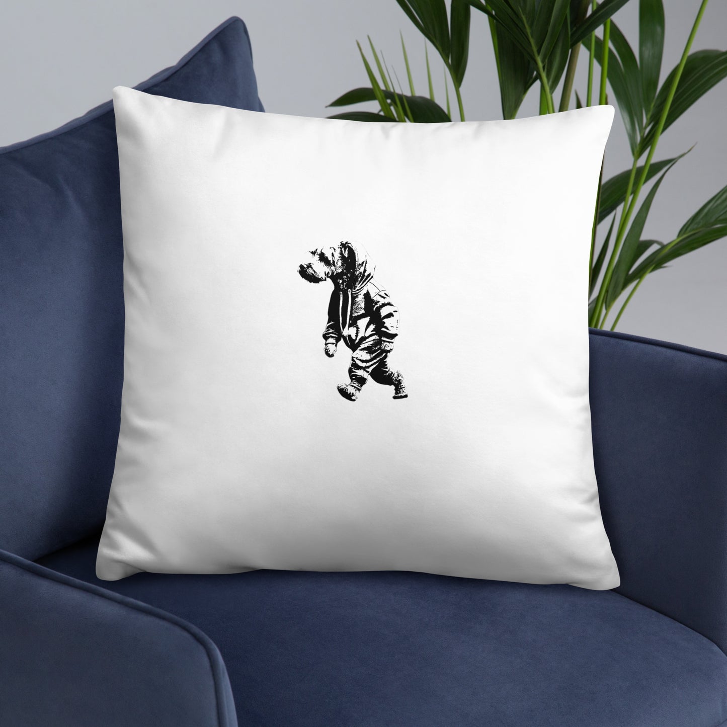 Curly Throw Pillow