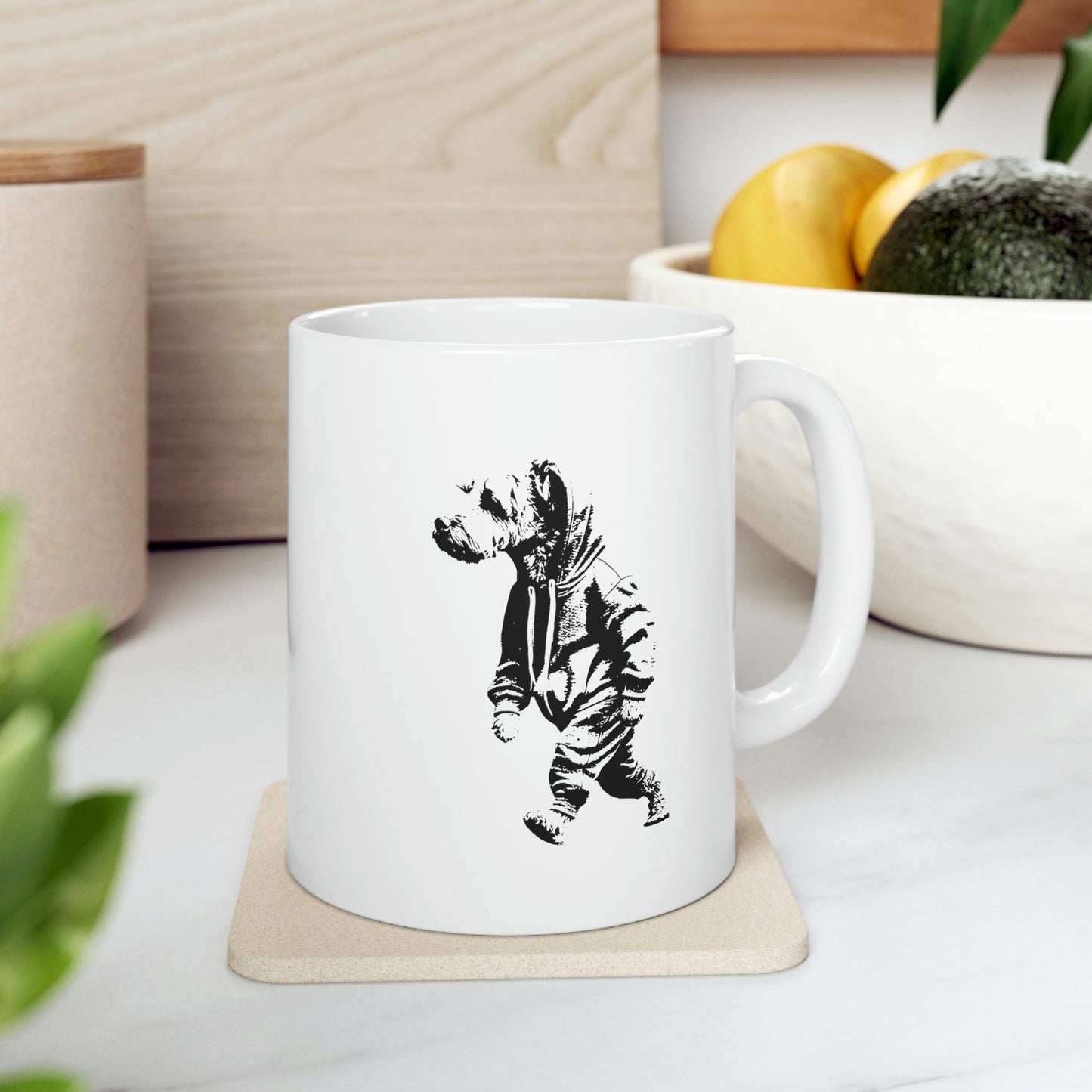 Curly Ceramic Mug 11oz