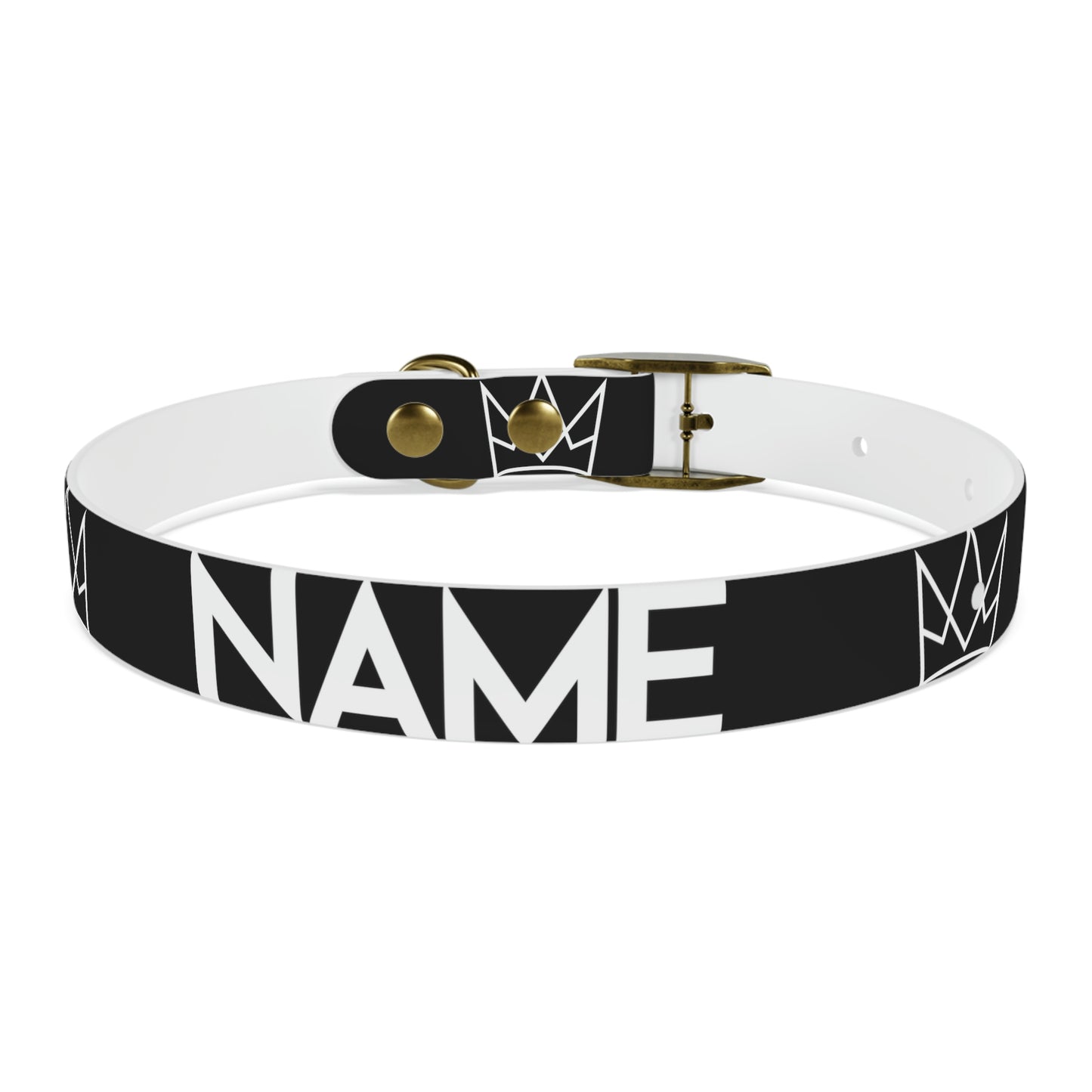 Personalized Crown Dog Collar