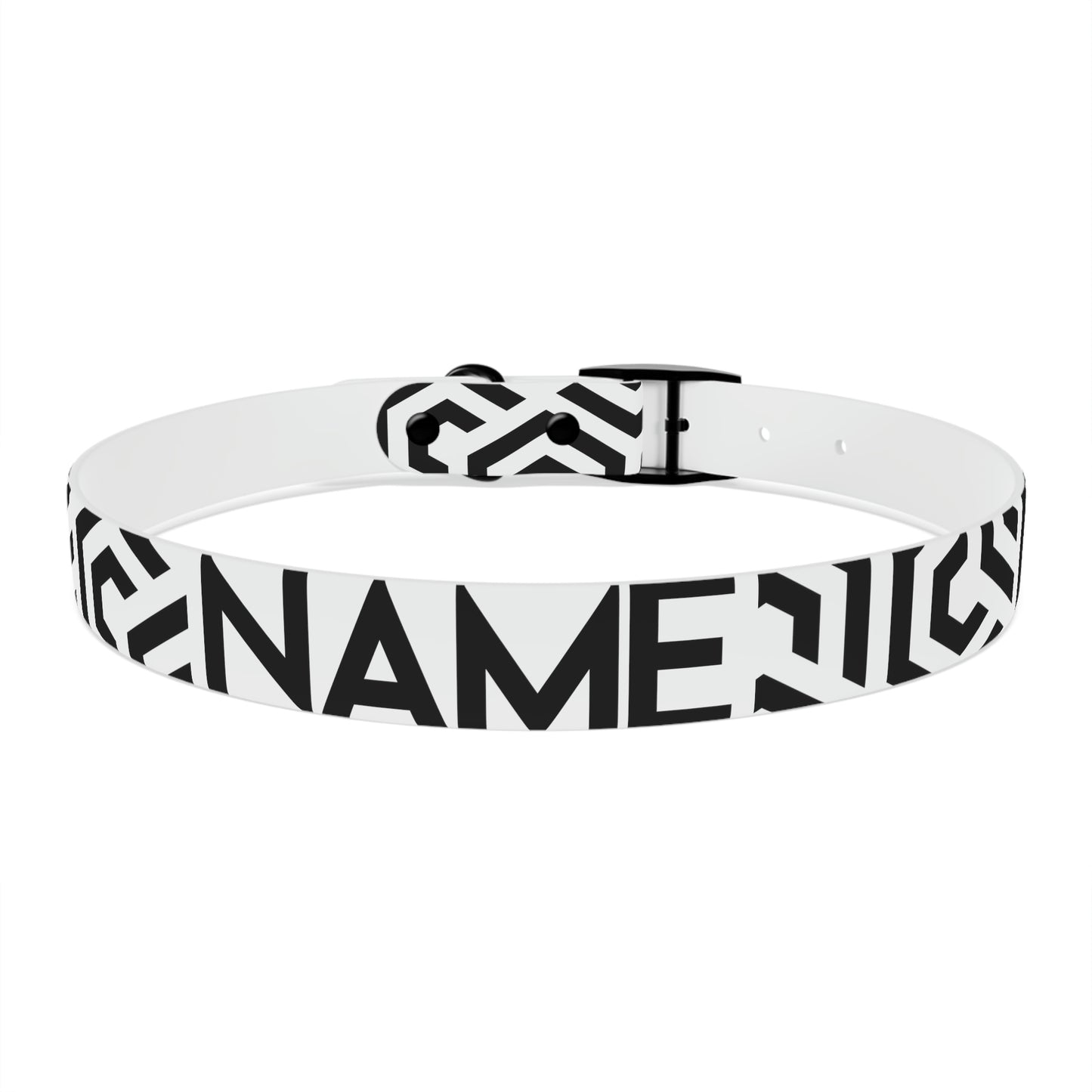 Personalized Geo-Art Dog Collar