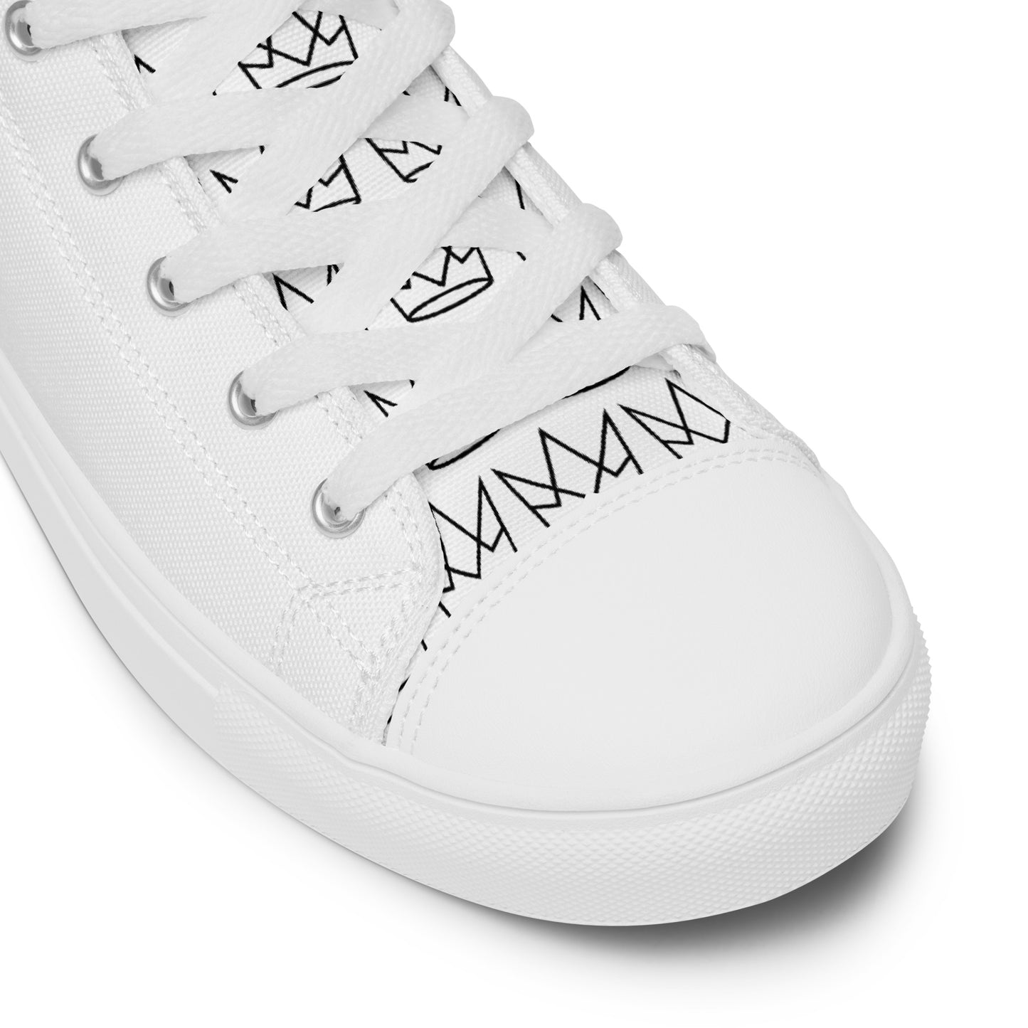 Men's Personalized White High Tops