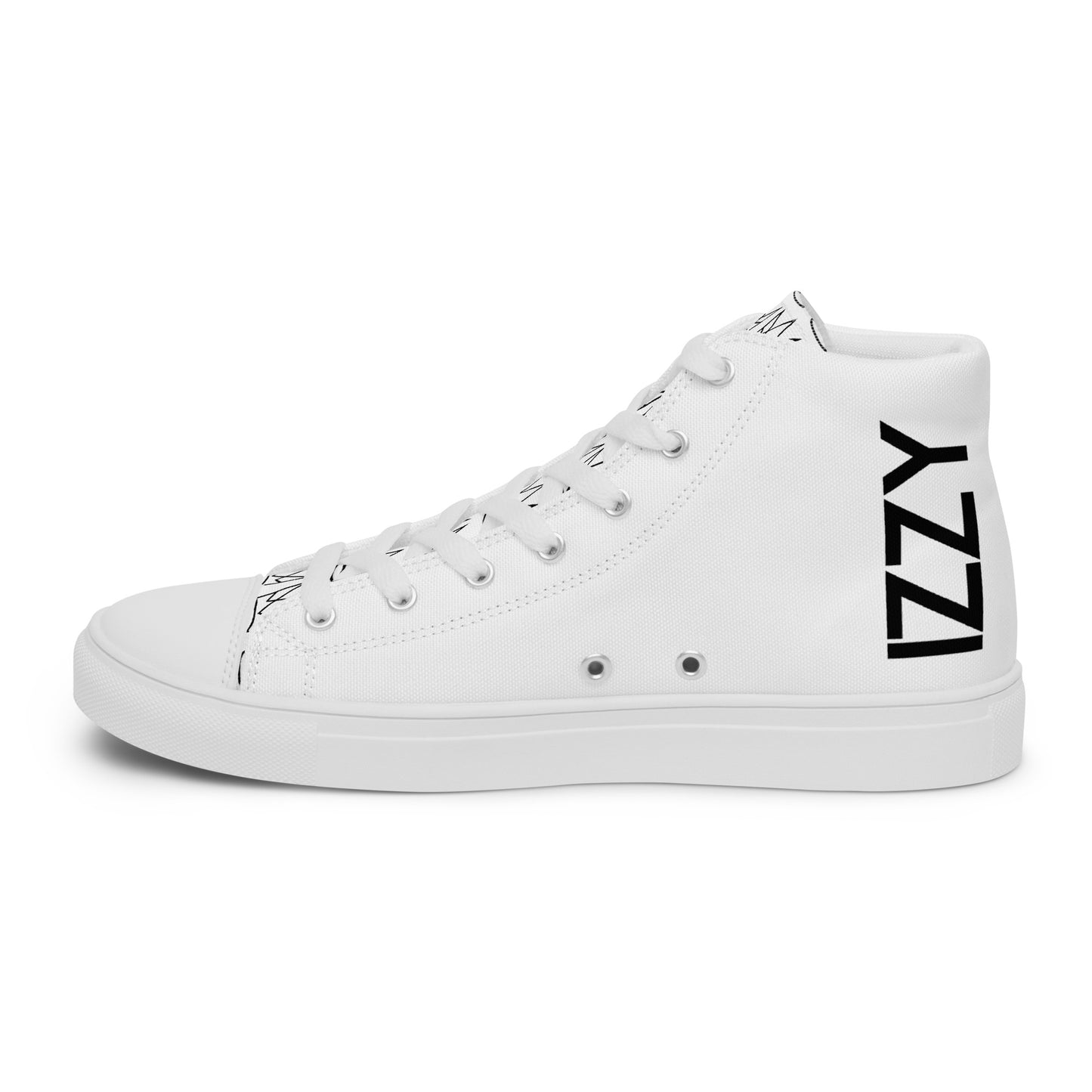 Men's Personalized White High Tops