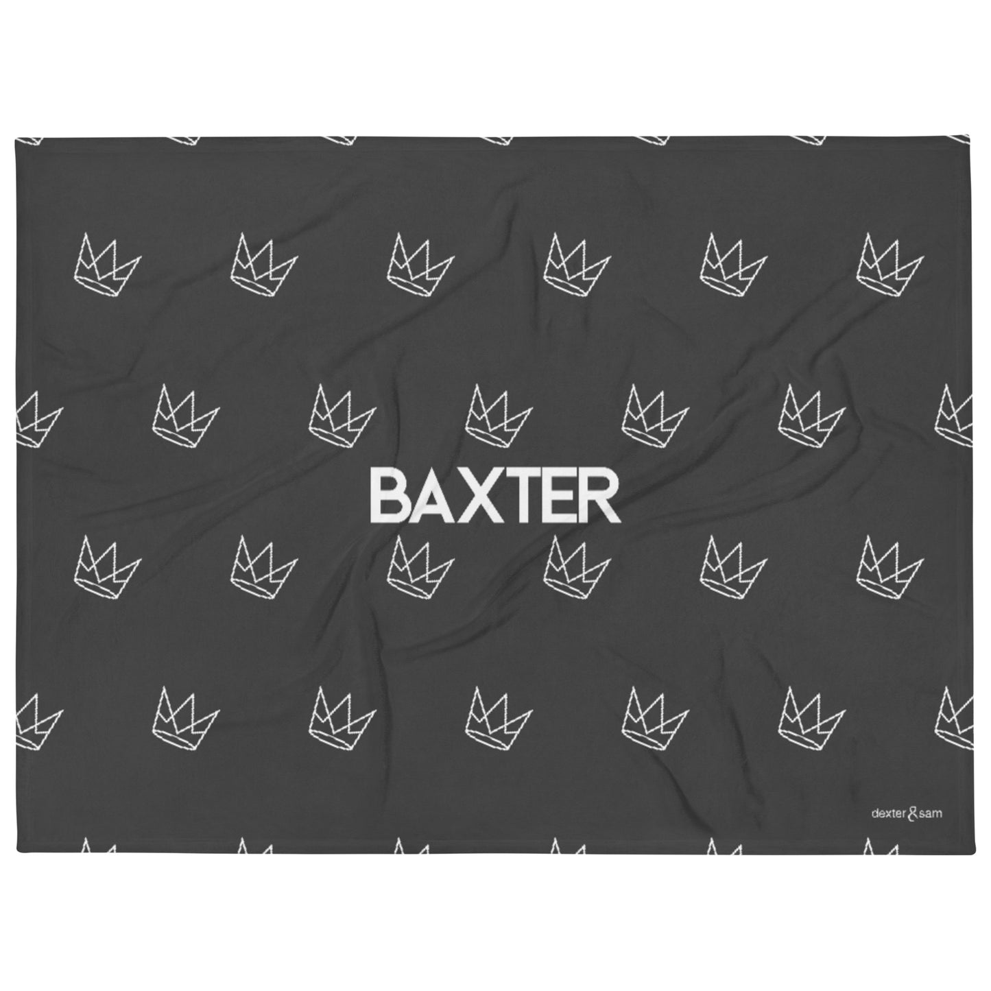 D&S Personalized Throw Blanket