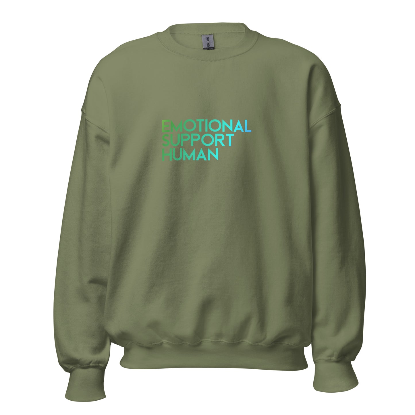 "Emotional Support Human" Unisex Sweatshirt