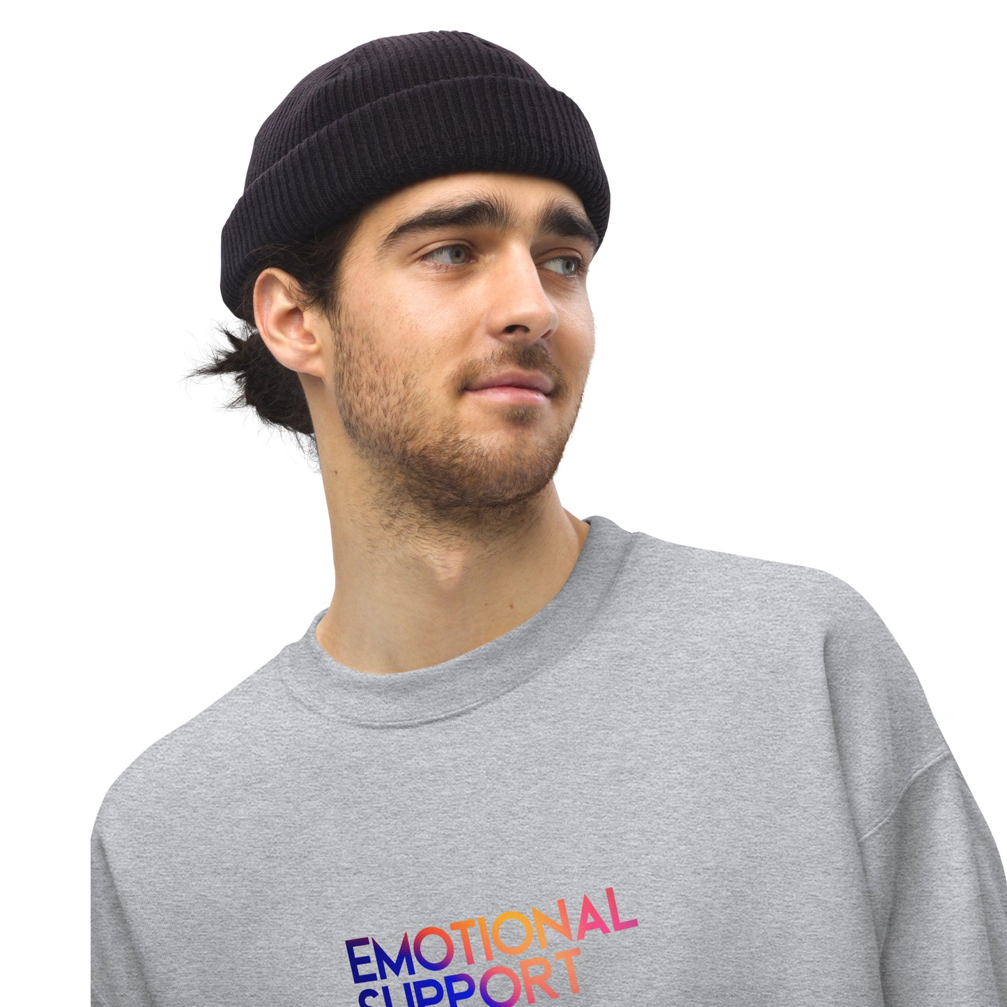 "Emotional Support Human" Unisex Sweatshirt