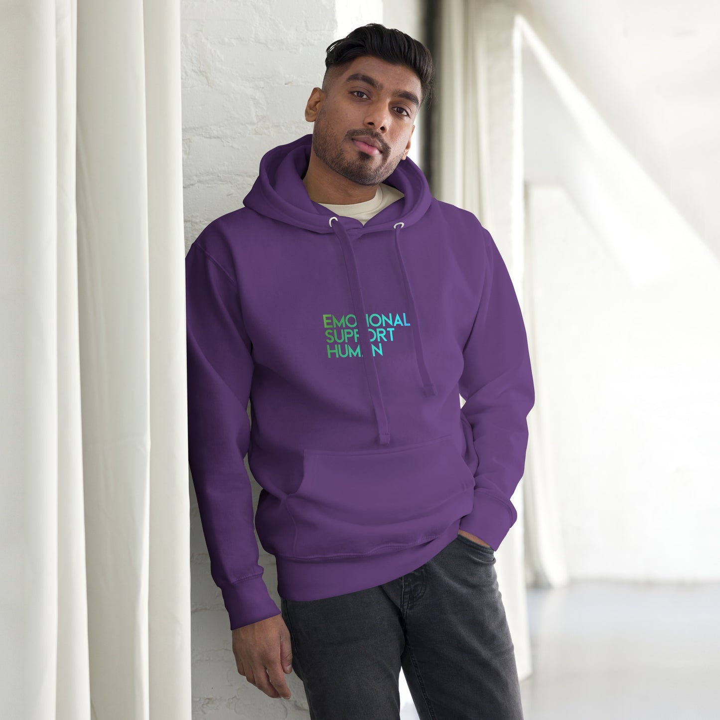 "Emotional Support Human" Unisex Hoodie