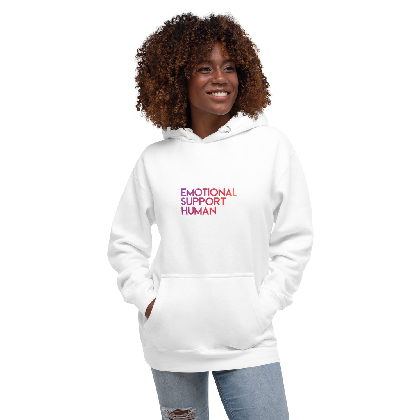 "Emotional Support Human" Unisex Hoodie