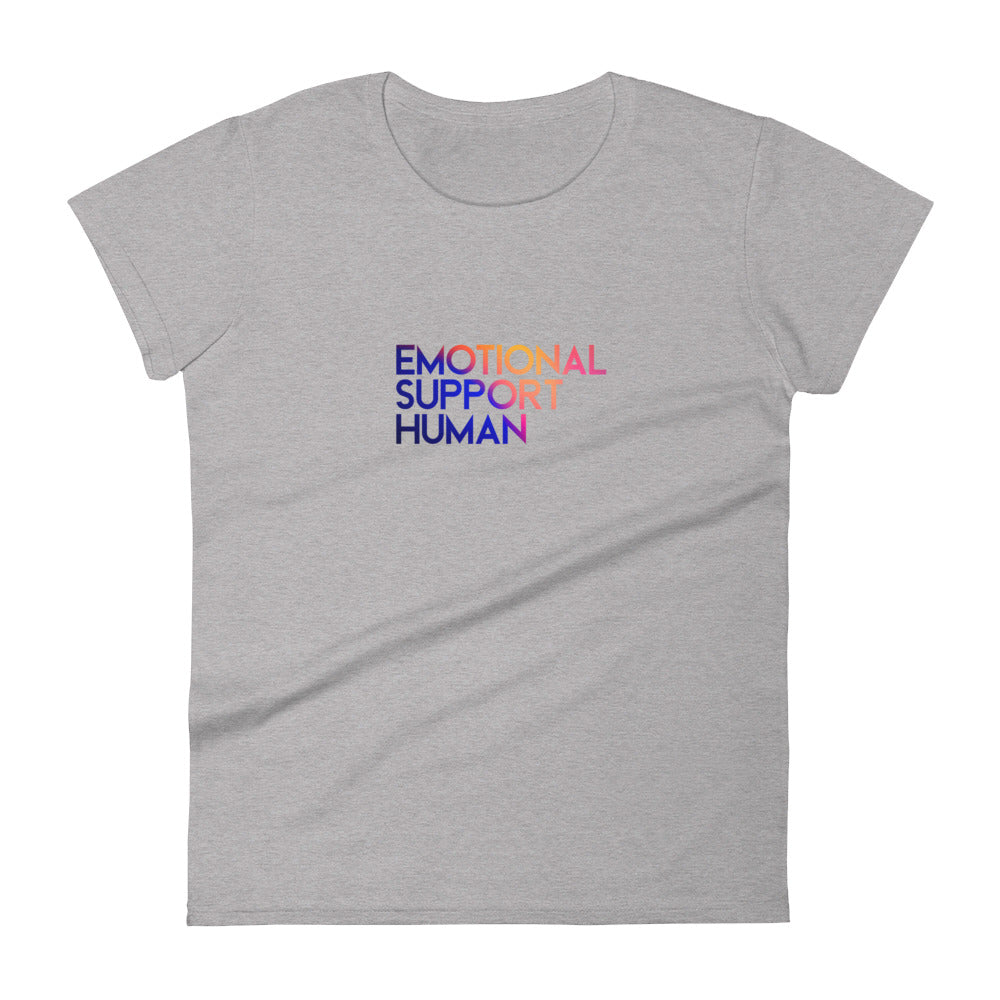 "Emotional Support Human" Women's Tee
