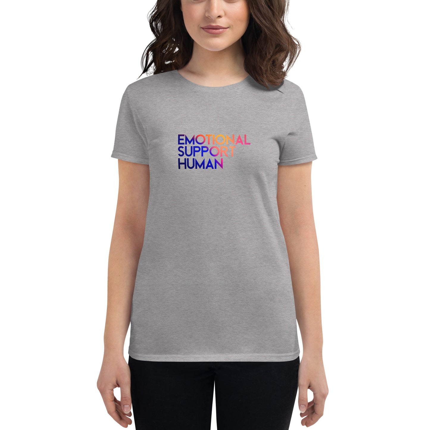 "Emotional Support Human" Women's Tee