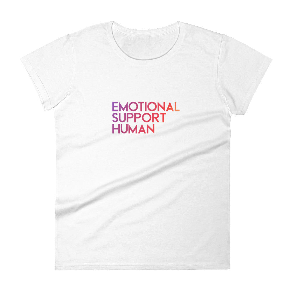 "Emotional Support Human" Women's Tee
