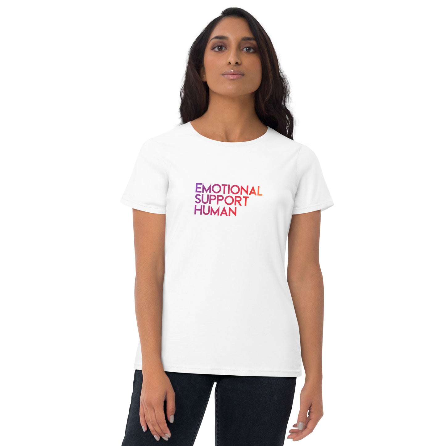 "Emotional Support Human" Women's Tee